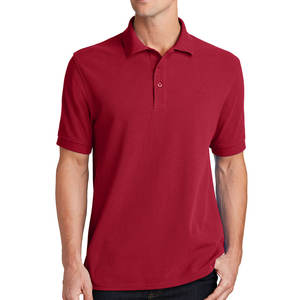 Camiseta Polo de Algodón 100% para Hombre, Venta al Por Mayor OEM, Camiseta de Golf Lisa de Manga Corta de Alta Calidad, Logotipo Bordado Personalizado, Antiarrugas - Product Image 2