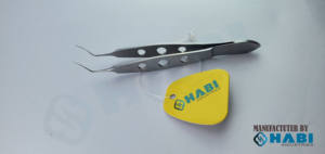 Utrata-Pinzas de capsulorrexis muy delicadas, puntas redondas, Mcpherson instrumentos quirúrgicos, pinzas para atar suturas - Product Image 3