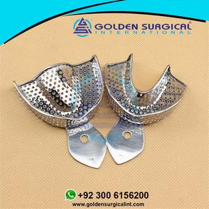 Bandeja de Impresión Dental de Acero Inoxidable Autoclavable, Bandeja para Dientes Superiores e Inferiores, Bandejas para Instrumentos de Dentadura, Instrumentos Dentales - Product Image 3