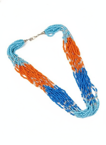 Collar de Cuentas Hecho a Mano, Colorido, con Múltiples Hilos, Geométrico, Moderno, Joyería Artística para Unisex, el Mejor Regalo - Product Image 5