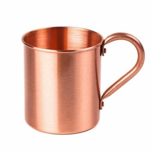 Top rated hammered copper mule mugs with brass handle perfect for gifting friends who love vintage bar accessories collection - Product Image 2