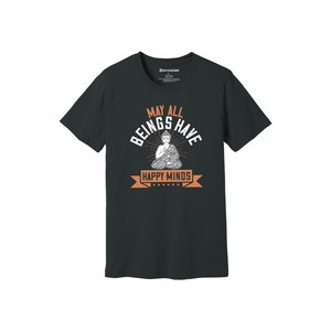 Camiseta informal de algodón 100% con impresión de temas de Buda en 3D, 12 opciones de color, 160-180, colocación de diseño personalizable GSM pesado - Product Image 3