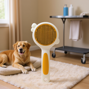Fresh Style <b>Pet</b> Grooming <b>Brush</b> Manufacturer's Wholesale Hair Removal Slicker <b>Brush</b> for Dog Cat Shedding for Fresh <b>Pet</b> Grooming - Product Image 3