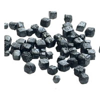 Diamant brut naturel noir, taille de 3MM à 4MM, pour la fabrication de bijoux, vente en gros