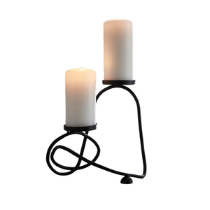 Bougeoir fait main en poudre d'or de conception de luxe pour l'hôtel, le restaurant et la décoration de mariage - Product Image 2