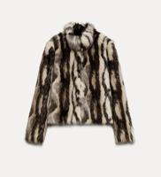 Vente en gros de manteaux en fausse fourrure pour femmes enceintes, style automne/hiver, veste courte en fourrure