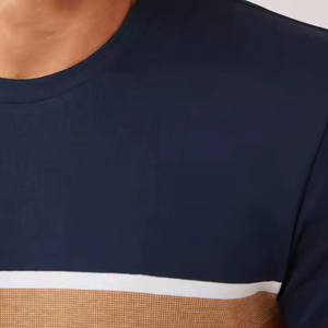 T-shirt unisexe en maille colorée pour l'été, coupe ample, poids lourd 200g, respirant, écologique, pour hommes - Product Image 5