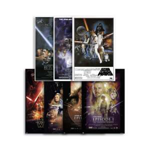 Star Wars <b>Poster</b> Set Part I-VII Durable Paper Wall Decor - Product Image 1