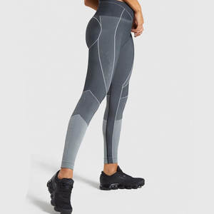 Conçu sur mesure grande taille femmes Yoga athlétique entraînement 2 pièces ensembles léger respirant solide motif vêtements de Yoga - Product Image 6