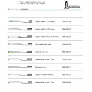 Électrodes de résectoscope TURP haute fréquence, boucles de coupe bipolaires réutilisables en acier inoxydable pour chirurgie compatible avec les soins intensifs - Product Image 3
