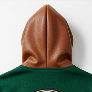 Veste de baseball à capuche de style streetwear pour hommes, nouvelle arrivée hiver 2025, veste de baseball à capuche pour hommes - Product Image 4