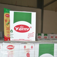 Pâtes séchées Yamy 200g, prix usine, spaghetti, certifiées ISO Halal, farine de blé égyptienne, sac en vrac, boîte, marque privée, 18 mois