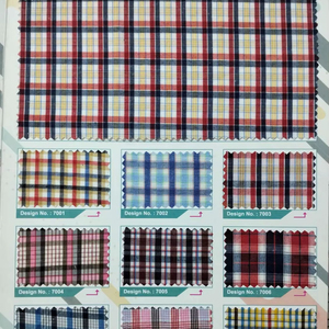 Tissu pour chemises scolaires abordable, 65% polyester, 35% coton mélangé, pour uniformes, dans une gamme de prix économique - Product Image 1