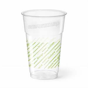 Vasos compostables Kristal PLA 500 cc - Personalizables hasta 3 colores - 1 color - Product Image 1