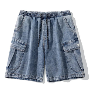 Pantalones Cortos Cargo de Lona para Hombre, Estilo Urbano, Corte Holgado, Secado Rápido, Ecológicos, para Verano, Uso Diario y al Aire Libre, 2025 - Product Image 1
