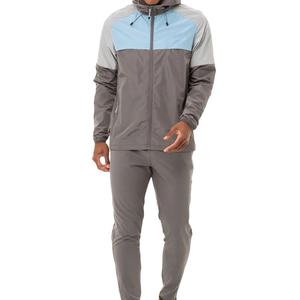 2025 Latest Design <b>Light</b> Weight Full Zipper Custom 100% Nylon Gym Contrast Colors Men Windbreaker Tracksuits OEM Service Custom - Product Image 1