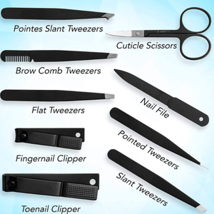 Pince à épiler à sourcils en acier inoxydable de qualité supérieure, design pointu de précision, réutilisable et écologique pour les soins personnels de beauté, vente en gros - Product Image 6