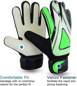 Gants de gardien de but en cuir personnalisables pour le football Professionnel Antidérapant Respirant Imperméable Protection UV pour hommes - Product Image 2