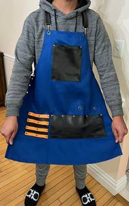 Delantal Profesional para Salones de Barbería |    Tijeras de Peluquería, Peines, Portacuchillas, Delantal con Logotipo Personalizado - Product Image 2