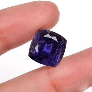 100% naturel Iolite à facettes coussin coupe pierre précieuse en vrac pour bague de fiançailles Iolite bleu de qualité supérieure pour la fabrication de bijoux utilisation OEM en vrac - Product Image 6