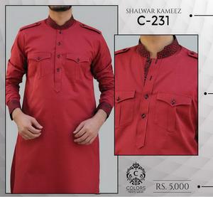 Últimos diseños formales de talla grande Salwar Kameez para Hombres estilo pakistaní - Product Image 1