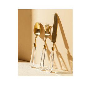 Ensemble de couverts en acier inoxydable pour une utilisation pratique en camping Ensemble de couverts de mariage pour ustensiles de cuisine et restaurants - Product Image 4