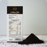 Vente en gros de grains de café moulu torréfié foncé Goût moelleux Conservateurs sains sans produits chimiques Poudre d'ingrédients alimentaires à prix raisonnable