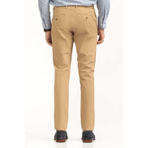 Pantalones Chinos Aviator Color Caqui, 100% Algodón, Tela Oxford, Corte Recto, Estilo Formal, Logotipo Personalizable, Decoraciones con Cremallera, Color - Product Image 1