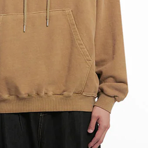 Sudadera con Capucha de Diseño Holgado para Hombre, con Capucha Ajustable para Invierno, Servicio OEM, Tejido Transpirable, Diseño de Sudadera con Capucha - Product Image 4