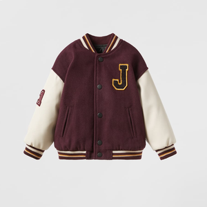 Fabricant OEM Veste Letterman de baseball personnalisée avec broderie pour hommes Nouveau design Vestes universitaires de haute qualité - Product Image 3