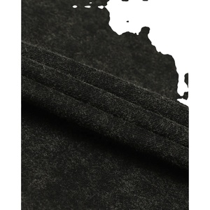 T-shirt délavé à l'acide pour femme, manches courtes, en toile de coton de haute qualité, toutes saisons, style décontracté streetwear, personnalisable OEM - Product Image 2