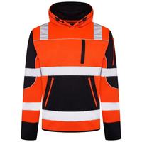 Sweats à capuche/veste de sécurité pour les travailleurs pour la saison d'hiver à double couche haute visibilité au prix de gros