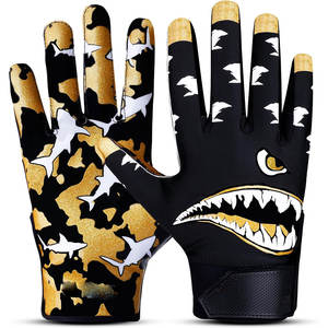 Gants de football américain personnalisés Kits de football d'équipe de club Gants de football américain originaux bon marché - Product Image 1