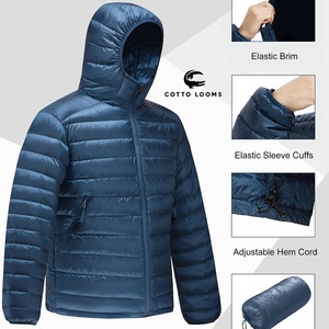 New high demand puffer jacket fashionable hooded warm custom <b>mens</b> lightweight OEM ODM trendy premium 2025 wholesale wear - Product Image 2