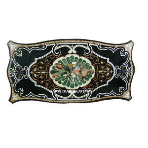 Finition brillante faite à la main marbre pas cher prix personnaliser forme dessus de table pour jouer utilisation et meubles canapé ensemble exportation table en marbre - Product Image 1