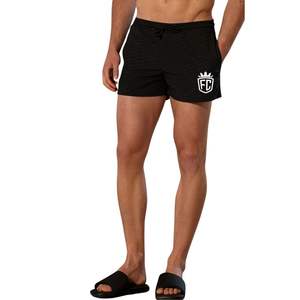 Short de bain pour homme Noire, séchage rapide, léger, short de bain de plage, coupe confortable pour la piscine, les vacances et les vêtements d'été - Product Image 4