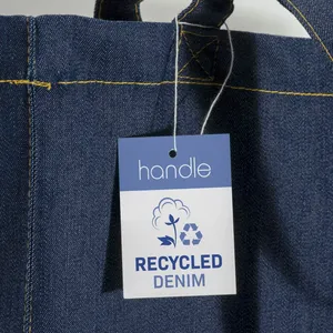 Borse portaoggetti multiuso in denim riciclato sostenibile 180g - Product Image 3
