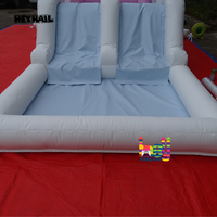 Parcours d'obstacles gonflable populaire avec toboggan et jeu de plein air combiné gonflable