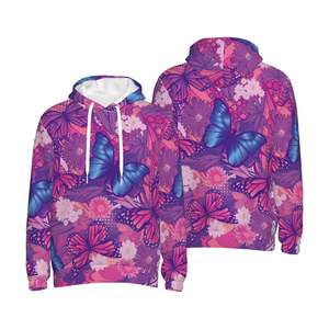 Sweat-shirts en tissu éponge 100% coton de haute qualité, sublimation, logo personnalisé pour hommes et femmes, faible MOQ, vêtements d'hiver avec impression - Product Image 5