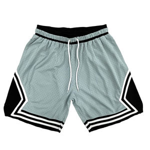 Logo personnalisé Short de basket-ball pour hommes, dernière conception, tissu en toile imperméable et respirant, short en maille de couleur unie à taille moyenne, OEM - Product Image 1