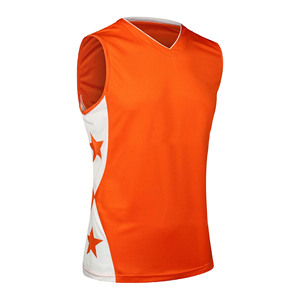 Unisexe # Maillot de basket universitaire 5 Acuff Jr. brodé, 100 % polyester, antibactérien, col en V, sans manches, coupe classique, à sequins - Product Image 2