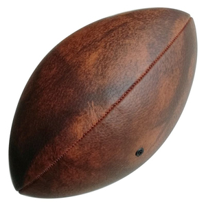 Ballon de rugby de haute qualité Taille personnalisée Nouveau design Ballon de rugby à coutures en cuir de qualité supérieure Vente en gros - Product Image 2