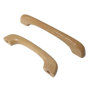 Tiradores de armario, tiradores de cajón y armario de madera maciza duraderos para muebles de cocina y armario, tirador de cajón de madera - Product Image 1