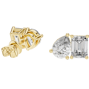 3.6 CT Lab-Grown Diamond Earrings for Women VVS-VS EF Clarity 18KT, 14KT, 10KT Gold & 925 Silver Rose, Yellow, White Gold - Product Image 6