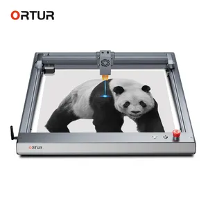 Ortur 2024 Nieuwe Ontwerp 40Watt Desktop 10W Cnc Laser Graveermachine, 0.01Mm Graveren Nauwkeurigheid 3d Laser Cutter Voor Hout