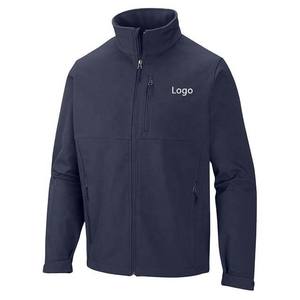 Veste Softshell en toile enduite pour homme 2026, imperméable, fermeture éclair intégrale, 100% polyester, col montant, vêtement décontracté d'hiver - Product Image 6