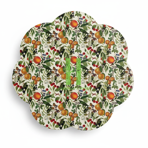 Sous-plat festonné laqué à bon prix, vente en gros, sous-plats pour la décoration de table à manger, fabriqué au Vietnam - Product Image 5