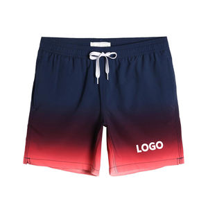 Short de bain personnalisé pour hommes, noir, fermeture éclair, imperméable, maillot de bain de maternité avec short géométrique animal, livraison DDP - Product Image 4