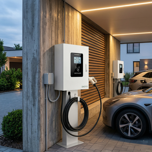 Chargeur rapide mural intelligent 40 kW DC CCS2 CCS1 CHAdeMO GBT OCPP 1.6J à pistolet unique pour station de recharge commerciale - Product Image 1