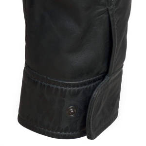 Manteau de moto en cuir d'agneau véritable d'hiver avec design de logo personnalisé Vestes de motard pour hommes - Product Image 6